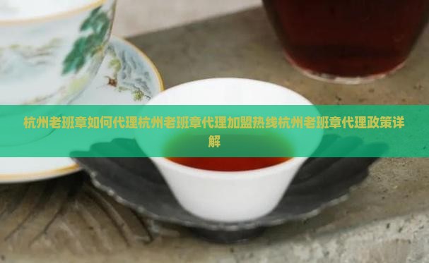 杭州老班章如何代理