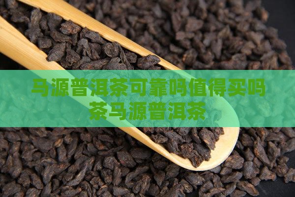 马源普洱茶可靠吗