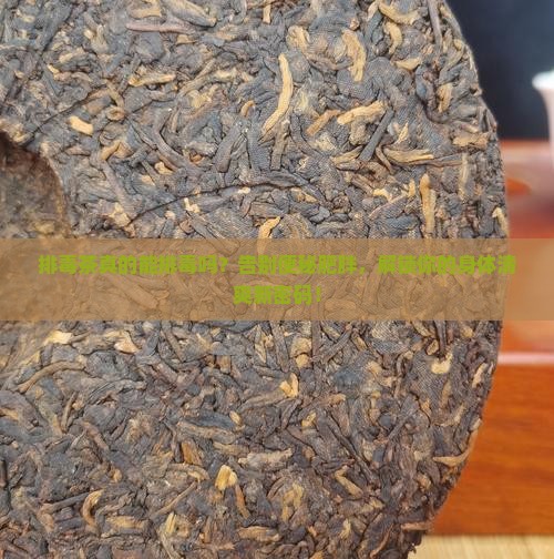 排毒茶的功效与作用