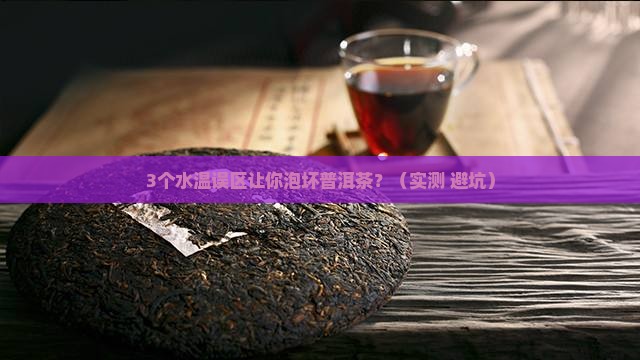 泡普洱茶什么水温
