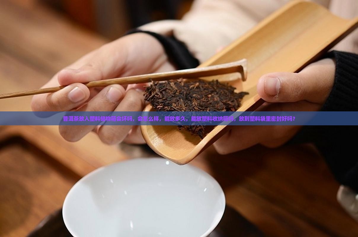 普洱茶放入塑料储物箱