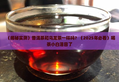 普洱茶与乌龙茶一样吗