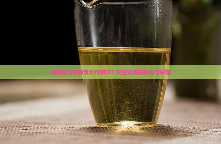 喝熟普洱茶有消炎作用吗