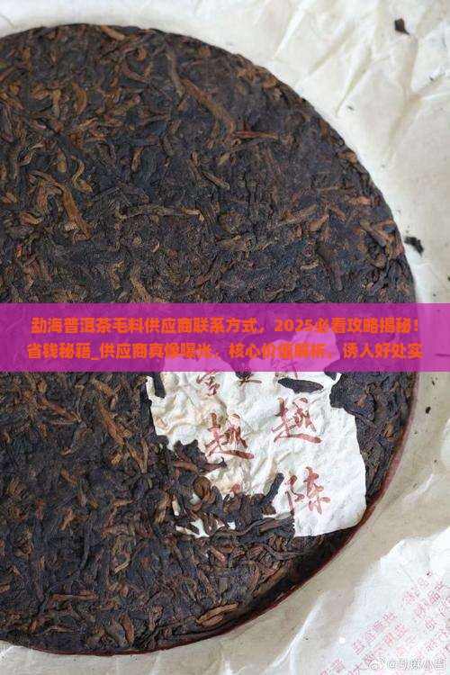 勐海普洱茶毛料供应商联系方式