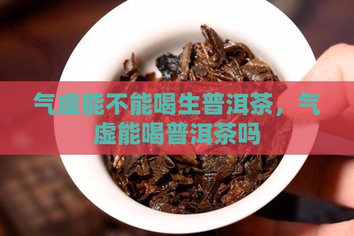 气虚能不能喝生普洱茶