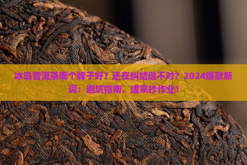 冰岛普洱茶哪个牌子好