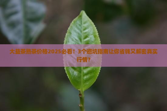 大益茶熟茶价格