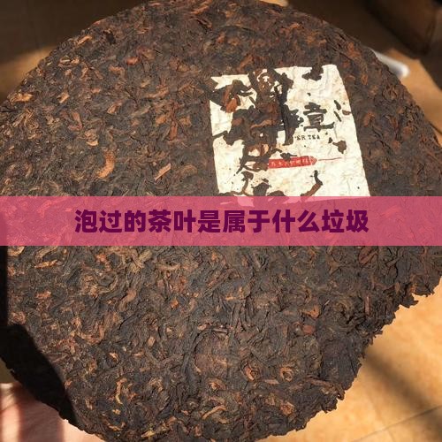 泡过的茶叶是属于什么垃圾