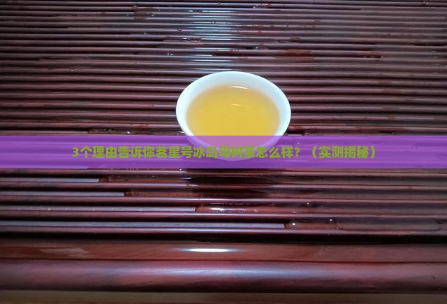 茗星号冰岛母树茶怎么样