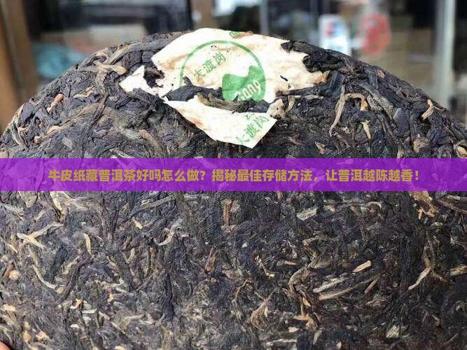 牛皮纸藏普洱茶好吗怎么做