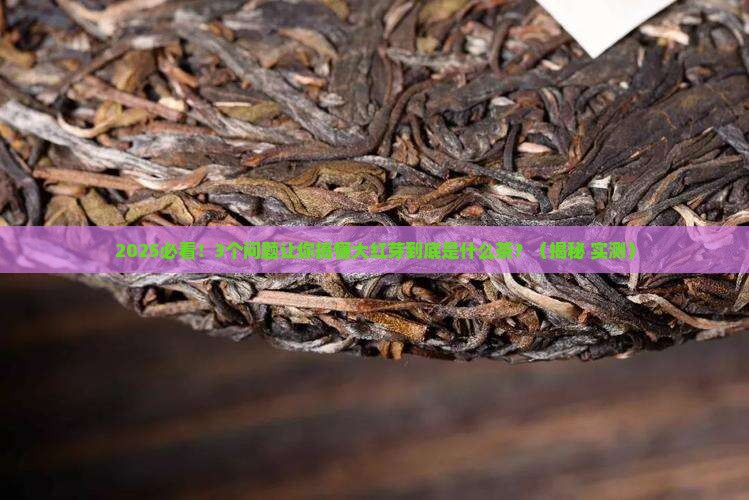 大红芽是什么茶