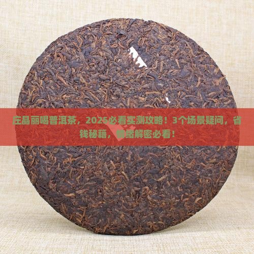 庄晶丽喝普洱茶