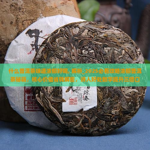 什么普洱茶味道浓郁好喝