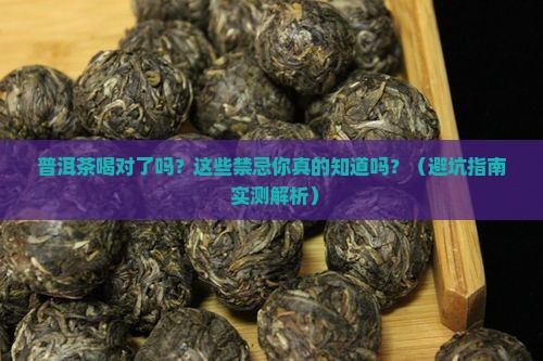 普洱茶引用禁忌