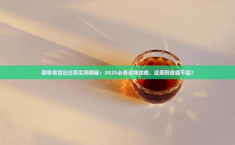 御举茗昔归古茶