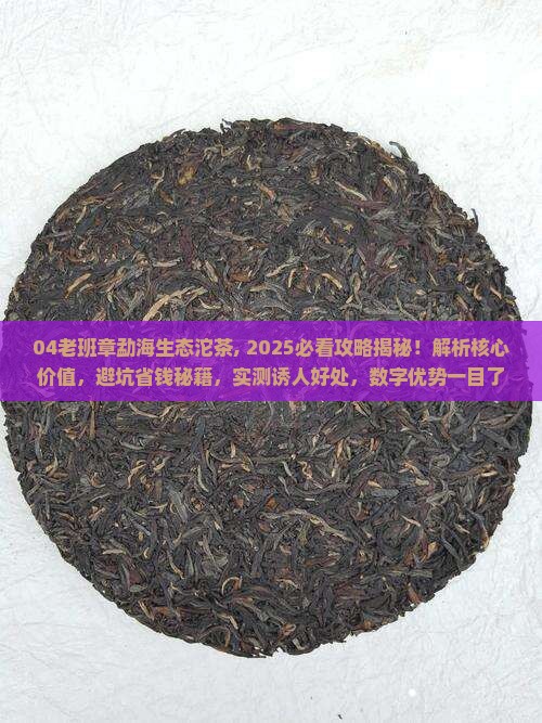 04老班章勐海生态沱茶