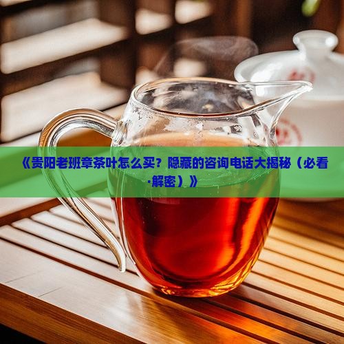 贵阳老班章咨询电话