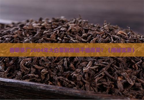 春明茶厂2004年大白菜