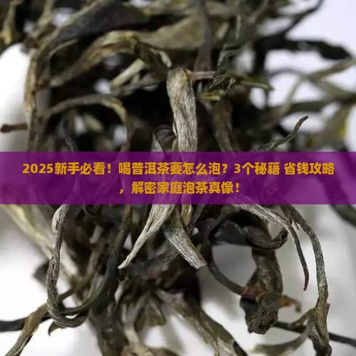 喝普洱茶要怎么泡