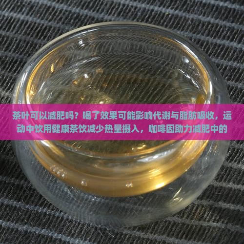 泡茶叶喝可以减肥吗