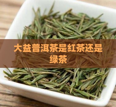 大益普洱茶是红茶还是绿茶