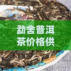 勐舍普洱茶价格供货厂家