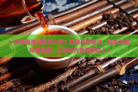 一次喝遍普洱茶多少克
