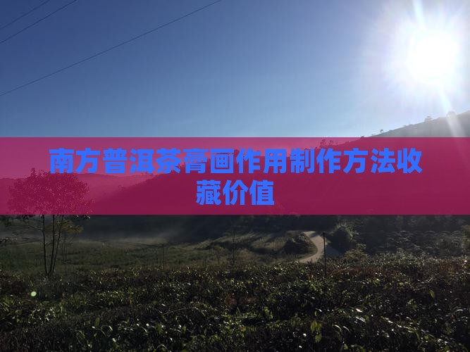 南方普洱茶膏画