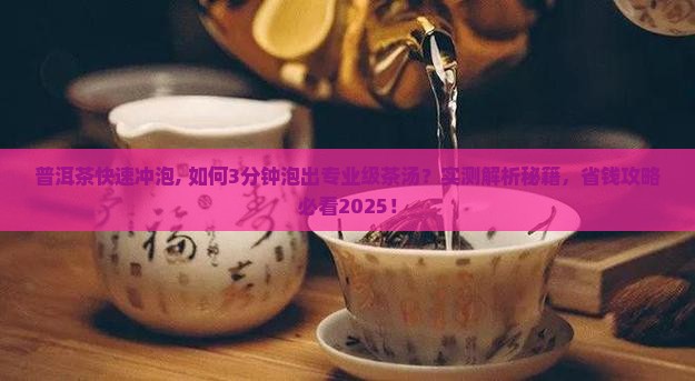 普洱茶快速冲泡