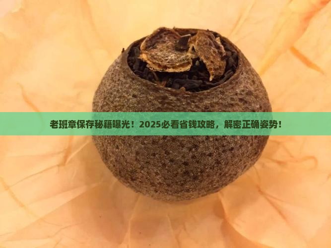 老班章用什么保存