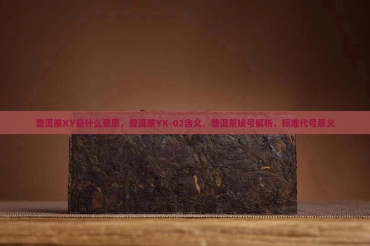 普洱茶XY是什么意思