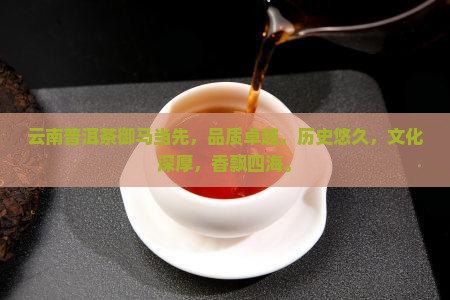 云南普洱茶御马当先