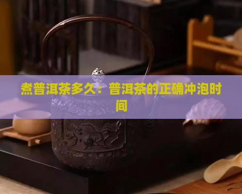 煮普洱茶煮多长时间