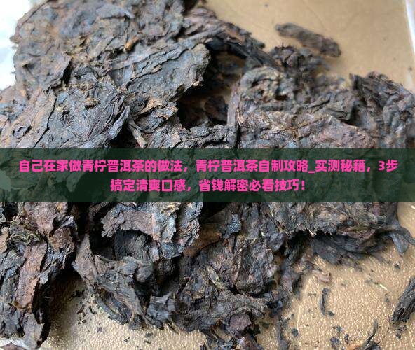 自己在家做青柠普洱茶的做法