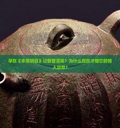 早在本草纲目记载普洱茶 早在本草纲目记载普洱茶