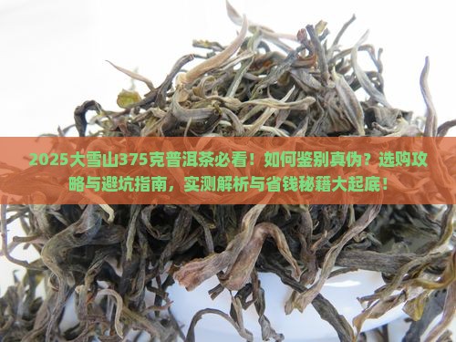 大雪山375克普洱茶