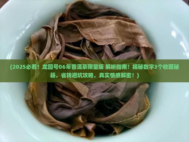龙园号06年普洱茶限量版