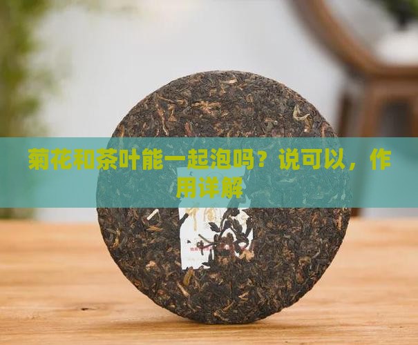 菊花能不能和茶叶一起泡吗