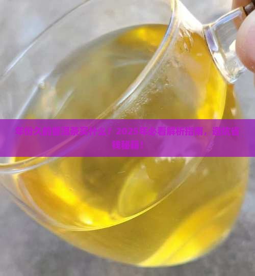 年份久的普洱茶买什么品牌