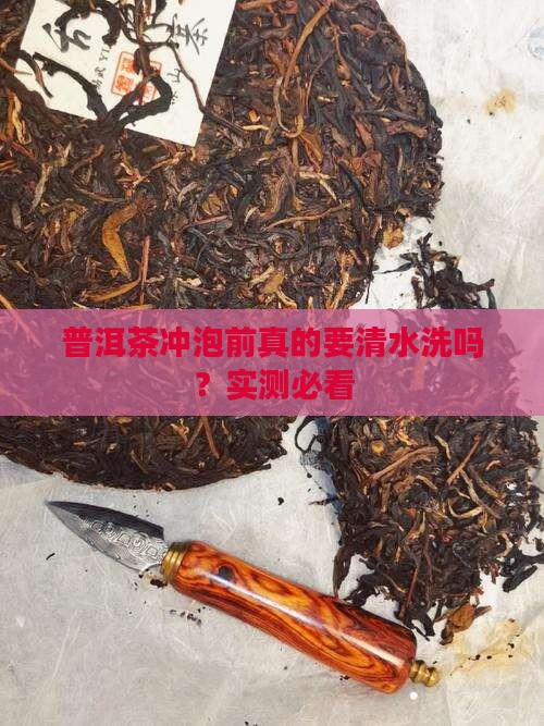 普洱茶冲泡前要用清水吗