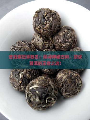 普洱茶班章取名