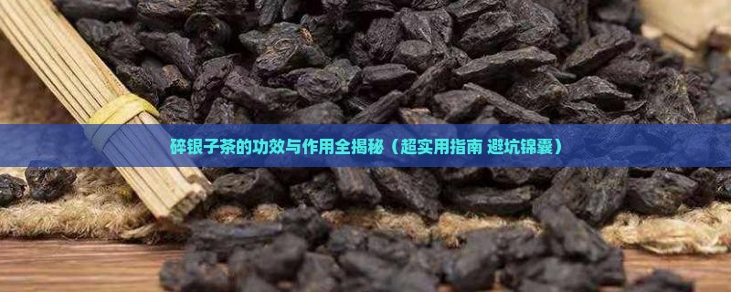 碎银子茶有什么功效和作用及禁忌