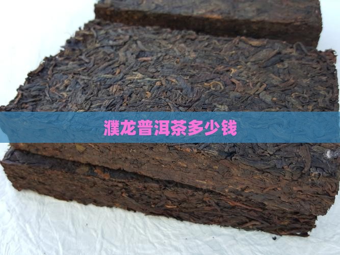 濮龙普洱茶多少钱