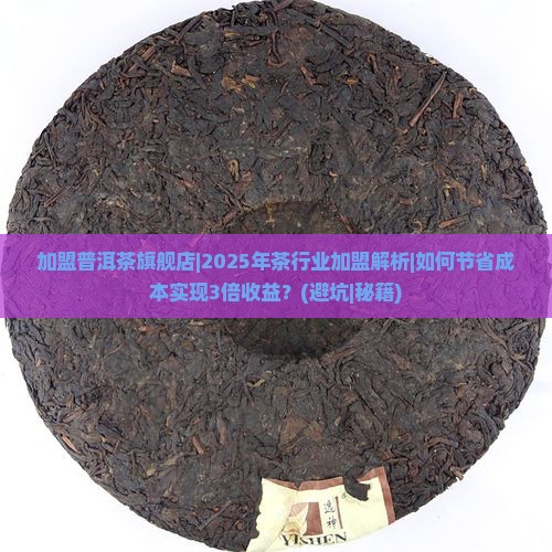 加盟普洱茶旗舰店
