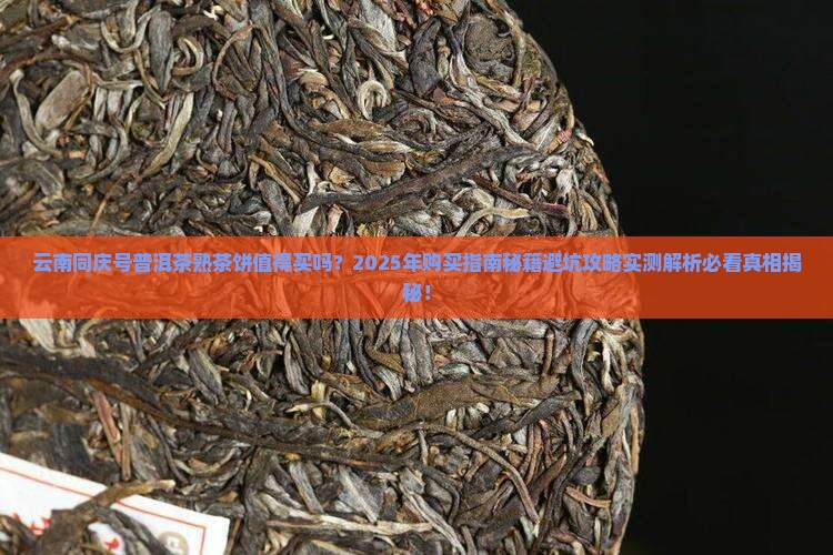 云南同庆号普洱茶熟茶饼