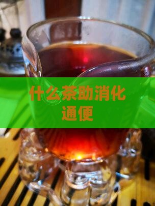 什么茶助消化通便