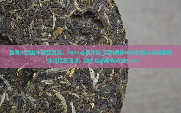 勐海大雪山冰岛普洱茶
