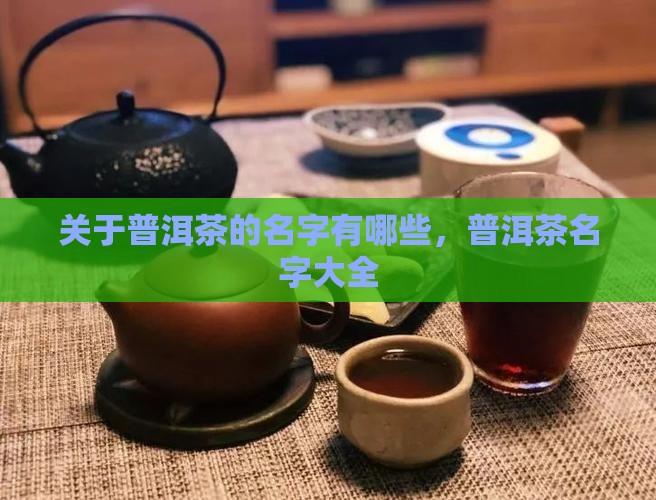 关于普洱茶的品牌名字有哪些