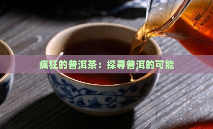 一个疯狂的普洱茶
