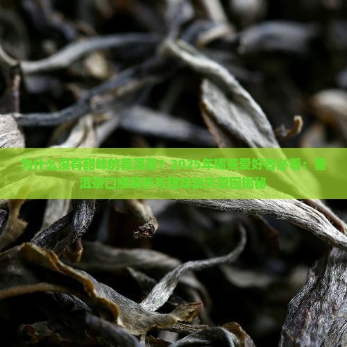 没有甜味的普洱茶